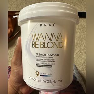 Brae, “Wanna be Blonde” bleach….